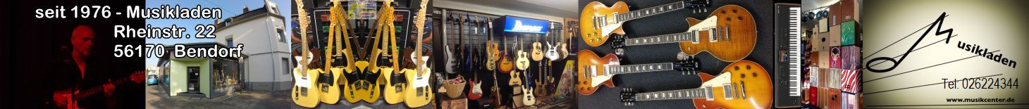 Musikladen Bendorf Fachgeschaeft am Mittelrhein seit 1976
