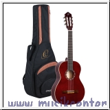Ortega R 121 3/4 RW  3/4 Konzertgitarre - weinrot + Bag