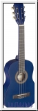 Stagg C405 M blue 1/4 klassische Gitarre mit Decke aus Lindenhol