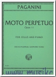 Paganini, Nicolò Moto perpetuo op.11 : for cello and piano