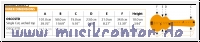 ORTEGA OSCCSTD Koffer für E-Gitarre Arch Top Single Cut style