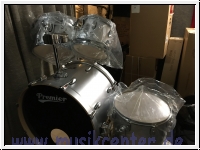 Premier Cabria Fusion Silver 22,10,12,14 Snare mit Hardware