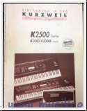Kurzweil K2500/2000 Bedienungsanleitung in deutsch gebraucht