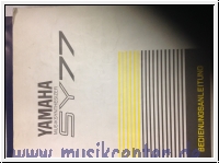 Yamaha SY77 Bedienungsanleitung in deutsch gebraucht