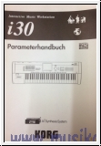 Korg i30 Parameterhandbuch  gebraucht