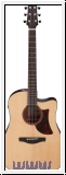 IBANEZ AAD170CE-LGS Grand Dreadnought Cut Natural Low Gloss