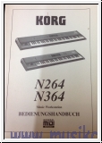 Korg n264 n364 Bedienungsanleitung in deutsch gebraucht