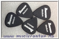 Ibanez Plektrenset schwarz medium 5 Plecs