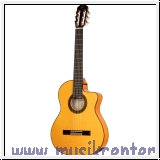 ORTEGA  RCE270FT Flamenco Gitarrre 6 String Thinline - Fichte /