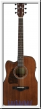 Ibanez AW54LCE-OPN Open Pore Natural Linkshandgitarre