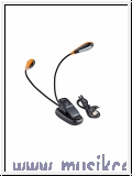 ORTEGA  OML-D music light double head - recharchabel USB