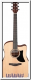 Ibanez AAD50CE-LG Advanced Acoustic 6-Str Natural Low Gloss