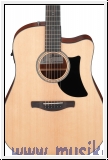 Ibanez AAD50CE-LG Advanced Acoustic 6-Str Natural Low Gloss