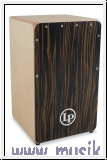 LATIN PERCUSSION CAJON MACASSAR EBONY