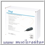Stagg SUW 12HE - BE Headset Funkmikrofon-Set (mit Sender und Emp