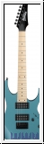 Ibanez GRG7221M MLB E-Gitarrre 7 String Metallic Light Blue