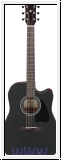 Ibanez AW247CE-WKH Artwood 6-Str Weathered Black Open Pore