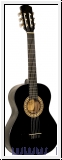 Kirkland Classic Mod. 34 3/4 schwarz  Schuelerkonzertgitarre