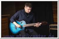 Ortega  RTPDLX-FMA Nylon String Gitarre 6 String - geflammtes Ah