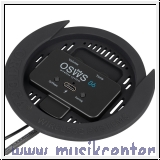 ORTEGA Kabelloses Schallloch-Tonabnehmersystem 86mm