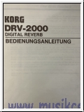 Korg DRV-2000 Digital Reverb gebraucht Topzustand
