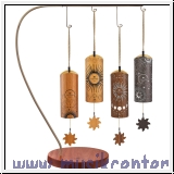 MEINL Sonic Energy 4-teiliges Cosmic Bamboo Chime Set, inkl. St?