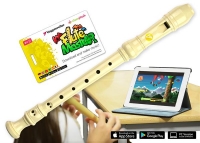 Flute Master (App) mit Kunststoff Blockflöte barocke Griffweise