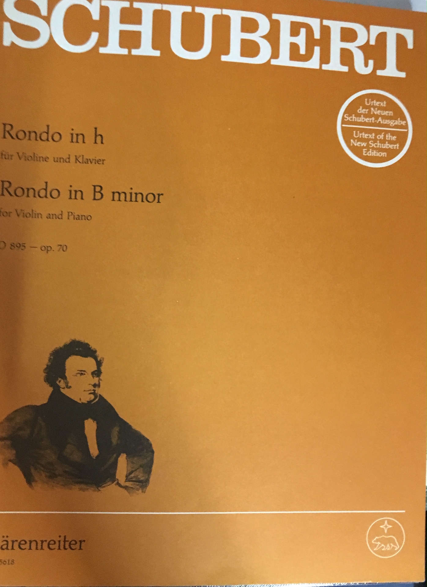 Schubert, Franz Rondo h-Moll D895 op.70 : für Violine und Klavie
