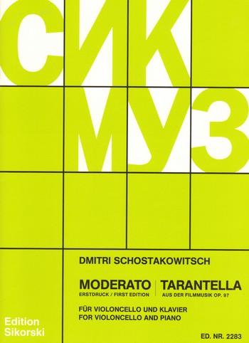 Schostakowitsch, Dimitri Moderato und Tarantella aus der Filmmus