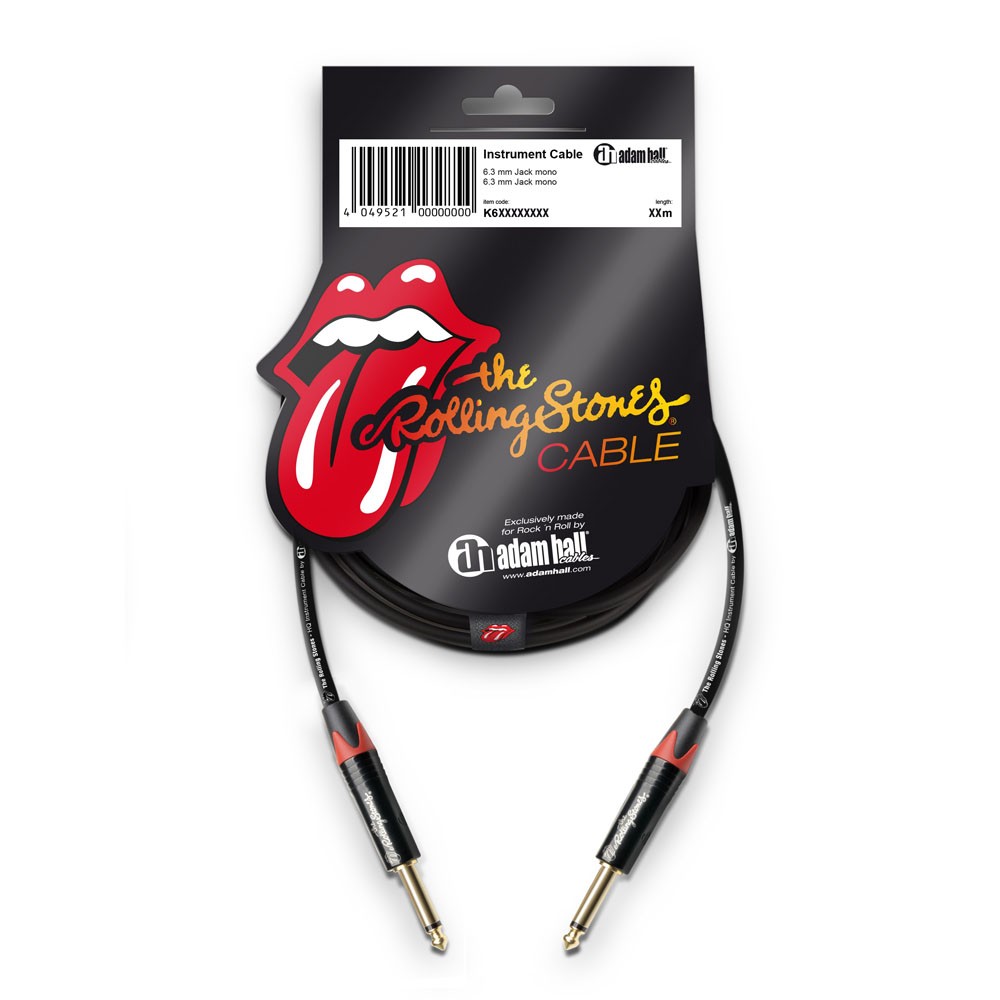 Adam Hall Rolling Stones Kabel Klinke Klinke Instrument 6 mtr