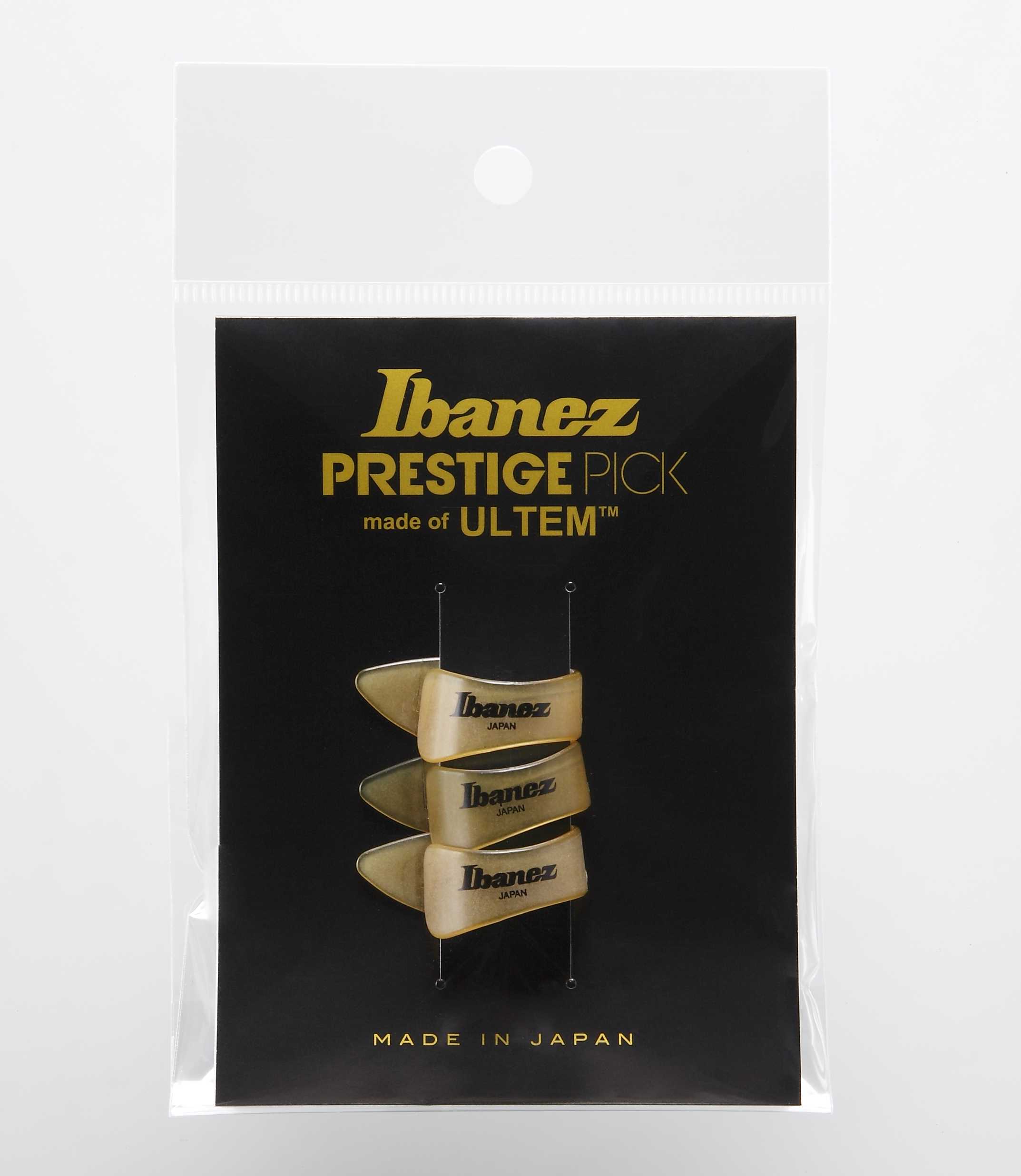IBANEZ pul22m Ultem Daumen Picks Made in Japan Natural 3er Pack