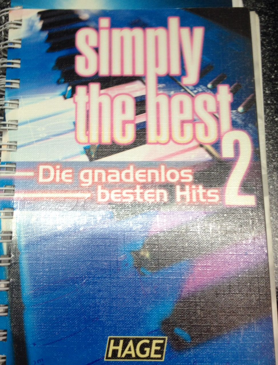 Simply The Best 2 - Songbuch Din A5 eh3599