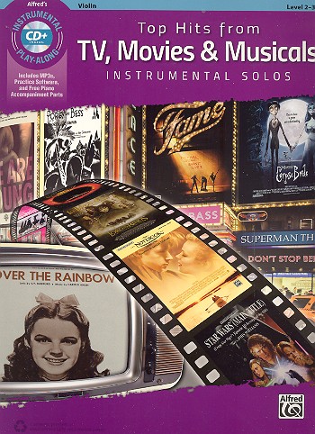Top Hits from TV, Movies and Musicals (+MP3-CD) : for violin