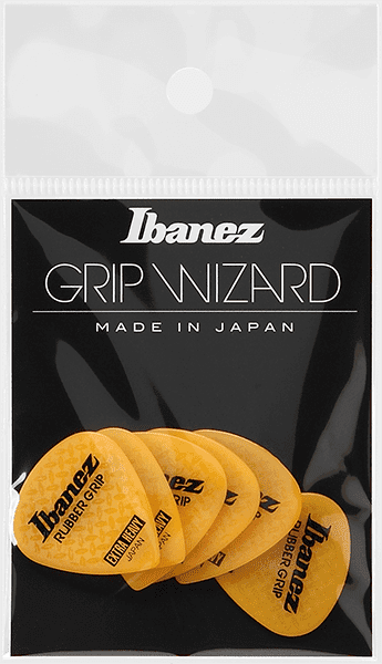 IBANEZ PPA16XRG-YE-ye Grip Wizard Series Rubber Grip Flat Pick g