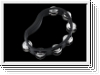 MEINL Percussion Tambourine 2 reihig - Handmodell - schwarz