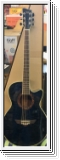 VGS Elektro-Akustikgitarre V-2A CE / TB transparent schwarz Lade