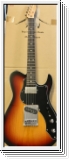 FGN E-Gitarre, J-Standard Iliad, Custom, 3-Tone Sunburst, Tasche