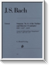 Bach, Johann Sebastian Sonaten Nr.4-6 BWV1017-1019 : für Violine