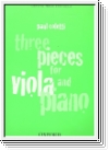 Coletti, Paul 3 PIECES : FOR VIOLA AND PIANO