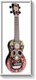 Mahalo MA1Sk BK Art skull Sopran Ukulele mit Tasche