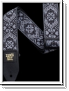 ERNIE BALL Gitarrengurt, Jacquard, Tribal Silver