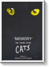 Lloyd Webber, Andrew Memory from Cats for voice and piano