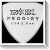 ERNIE BALL Plektren, Prodigy, Large Shield, 2,00mm, weiß, 6 Stüc