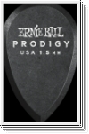 ERNIE BALL 9330 Plektren, Prodigy, Teardrop, 1,50mm, schwarz, 6