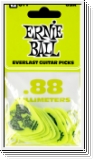 ERNIE BALL 9191 Plektren, Everlast, Heavy, grün, 12 Stück