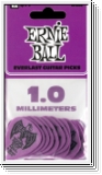 ERNIE BALL 9193 Plektren, Everlast, 1,00mm, violett, 12 Stück
