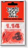 ERNIE BALL 9194 Plektren, Everlast, 1,14mm, rot, 12 Stück