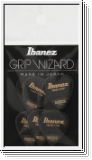 IBANEZ PPA16XSGGBK Grip Wizard Series Sand Grip Flat Pick schwar