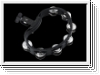 MEINL TMT2BK Mountable ABS Tambourine schwarz