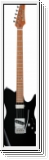 Ibanez  AZS2200 BK 6 String Single Cut - Black   Case